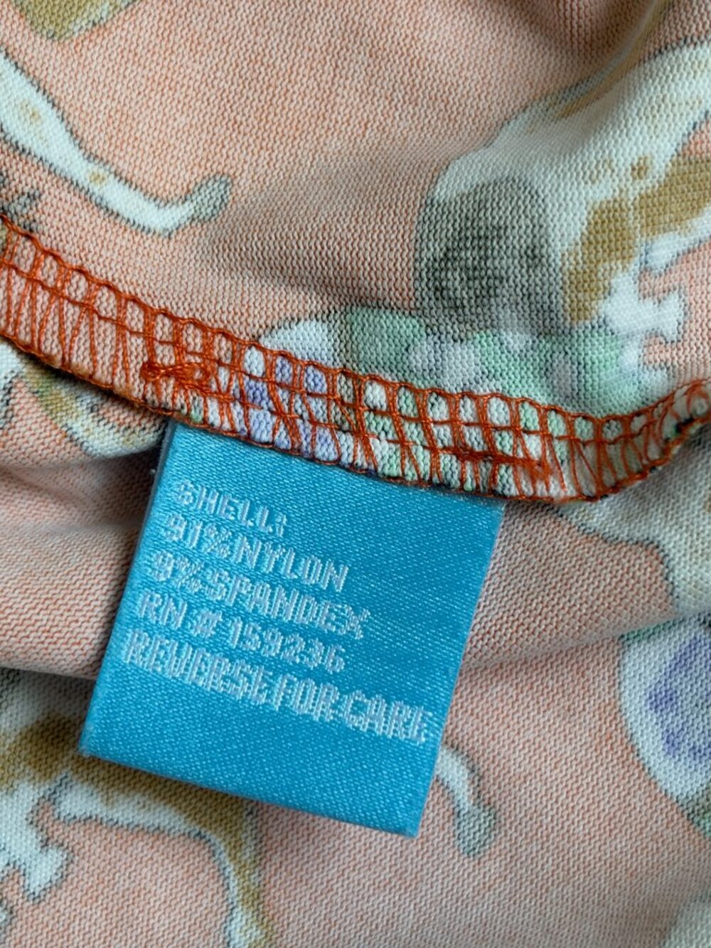 J. McLaughlin Equestrian Derby Print Short-Sleeve Polo Shirt (Orange) - XS - Picture 6 of 9